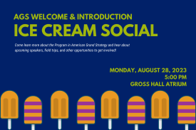 AGS Welcome &amp; Introduction Ice Cream Social - August 28 - 5:00pm